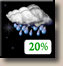 Tuesday Night: Slight Chance Rain Showers